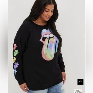 SOLD ALREADY - Torrid Rolling Stones fleece